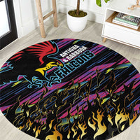 Antigua & Barbuda Cricket Falcons Round Carpet Through The Fire - Wonder Print Shop