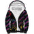 Custom Antigua & Barbuda Cricket Falcons Sherpa Hoodie Through The Fire - Wonder Print Shop