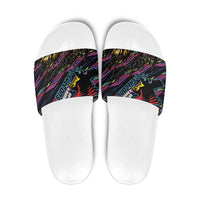 Antigua & Barbuda Cricket Falcons Slide Sandals Through The Fire - Wonder Print Shop