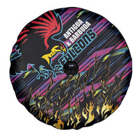 Antigua & Barbuda Cricket Falcons Spare Tire Cover Through The Fire - Wonder Print Shop