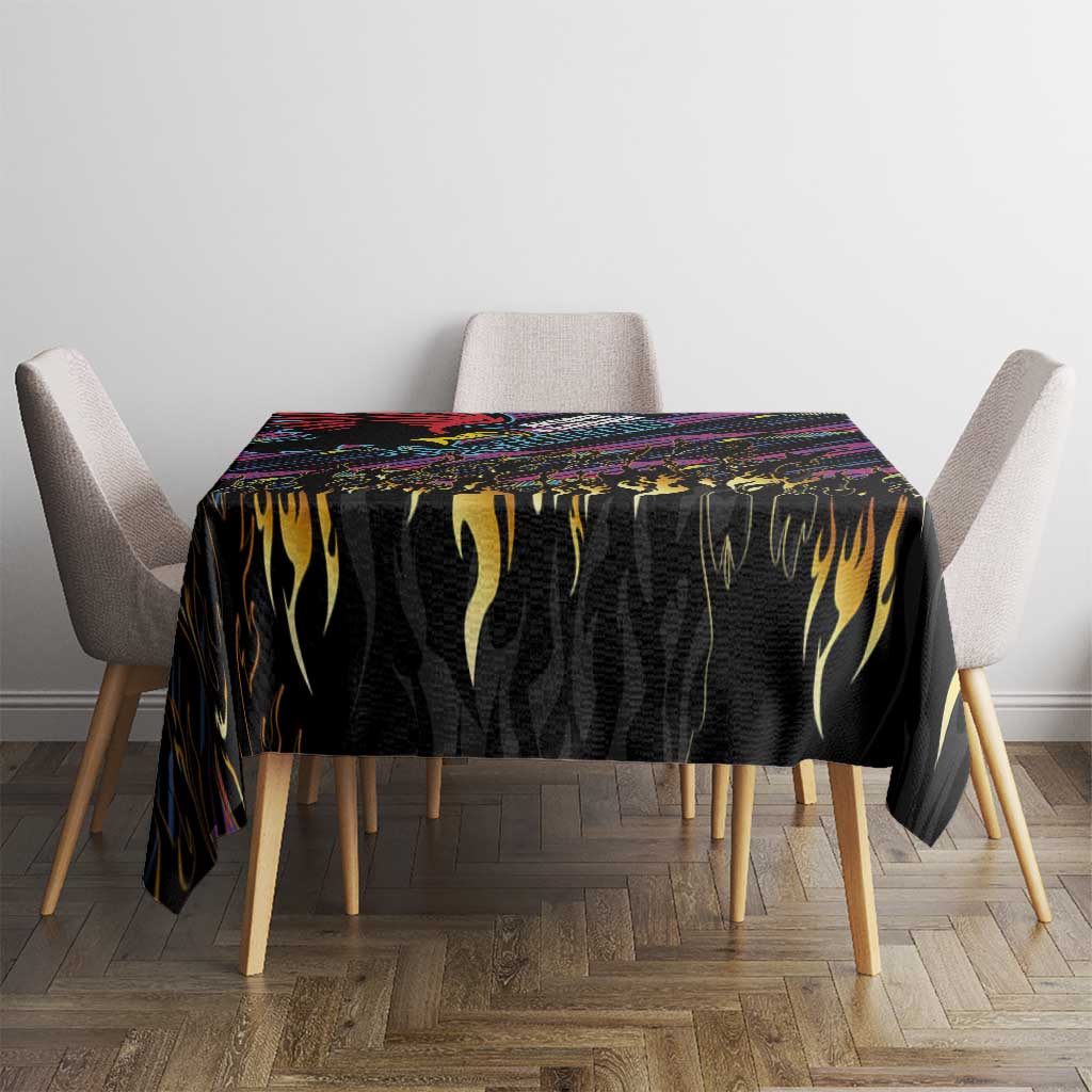 Antigua & Barbuda Cricket Falcons Tablecloth Through The Fire - Wonder Print Shop