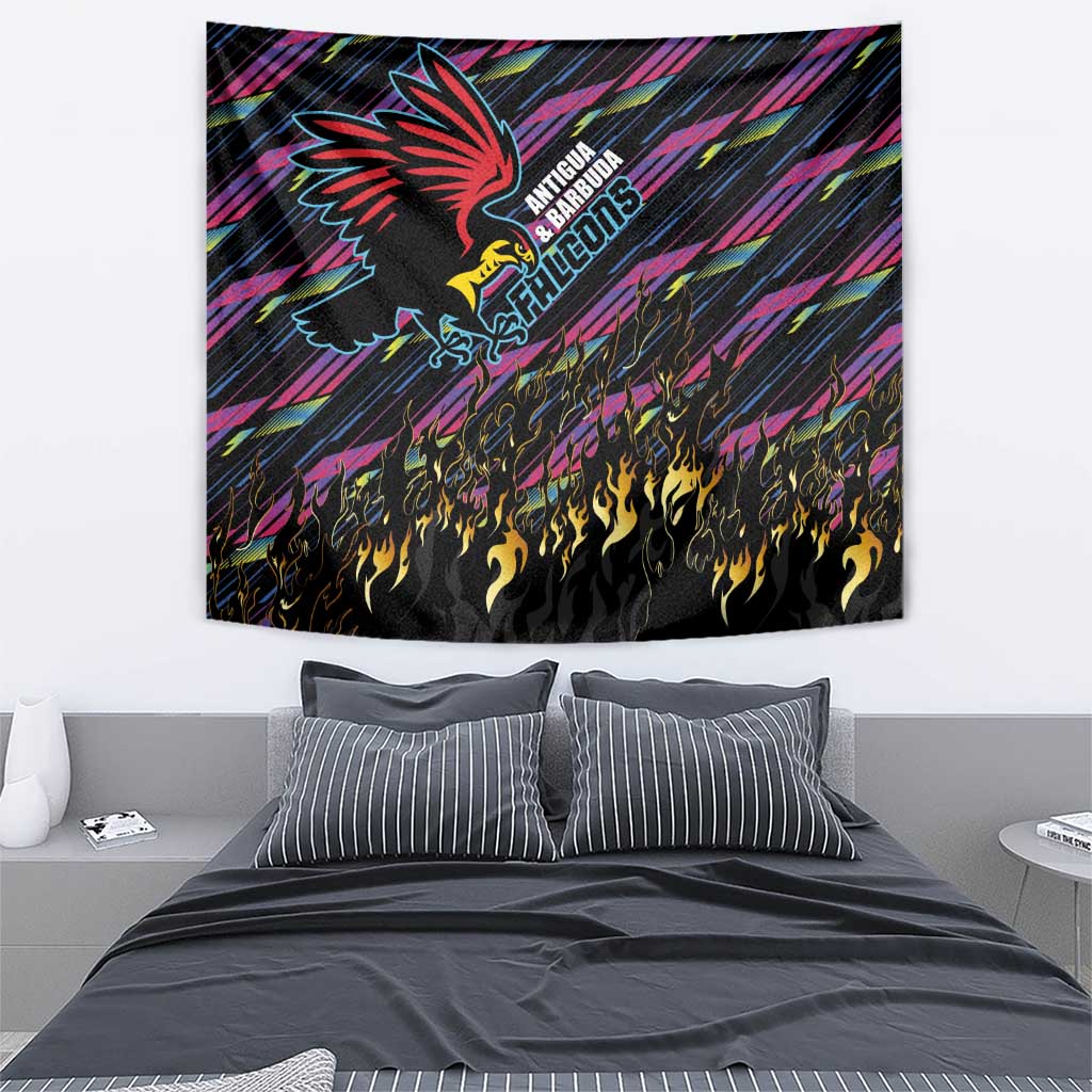 Antigua & Barbuda Cricket Falcons Tapestry Through The Fire - Wonder Print Shop