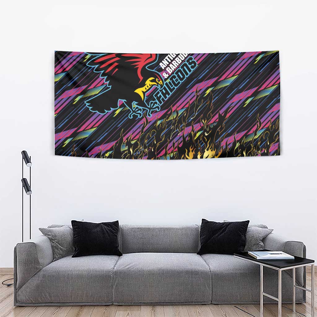 Antigua & Barbuda Cricket Falcons Tapestry Through The Fire - Wonder Print Shop