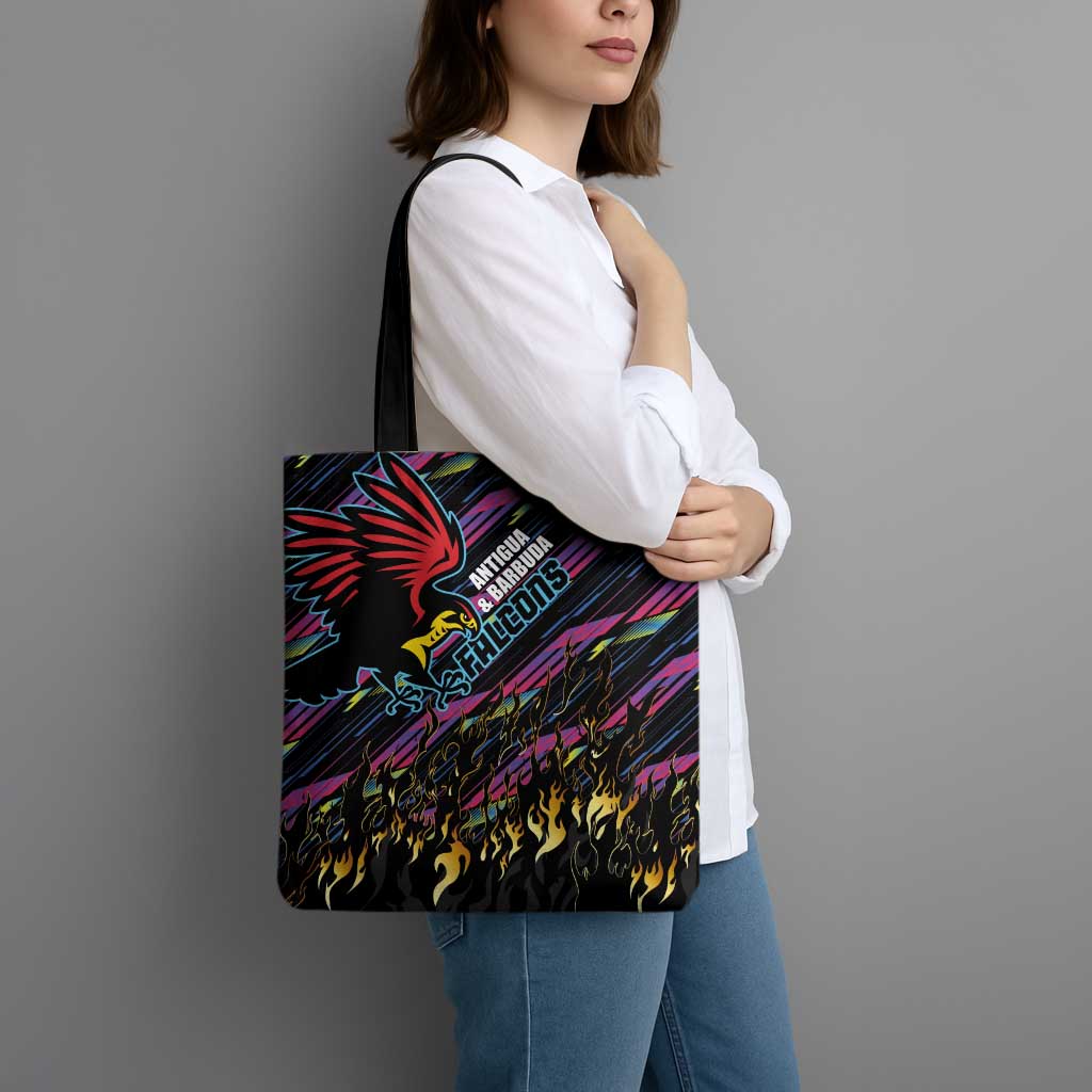 Antigua & Barbuda Cricket Falcons Tote Bag Through The Fire - Wonder Print Shop