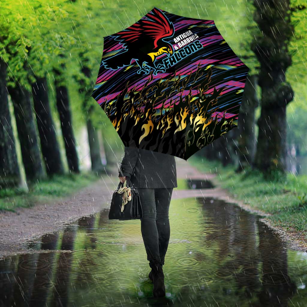 Antigua & Barbuda Cricket Falcons Umbrella Through The Fire - Wonder Print Shop