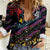 Custom Antigua & Barbuda Cricket Falcons Women Casual Shirt Through The Fire - Wonder Print Shop