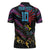 Custom Antigua & Barbuda Cricket Falcons Zipper Polo Shirt Through The Fire - Wonder Print Shop