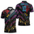 Custom Antigua & Barbuda Cricket Falcons Zipper Polo Shirt Through The Fire - Wonder Print Shop