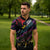 Custom Antigua & Barbuda Cricket Falcons Zipper Polo Shirt Through The Fire - Wonder Print Shop