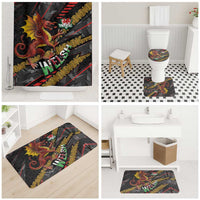 Welsh Celtic Bathroom Set Wales Y Ddraig Goch with Celtic Knot Sporty - Wonder Print Shop