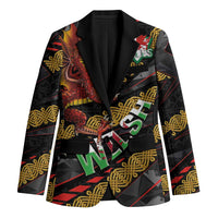 Welsh Celtic Blazer Wales Y Ddraig Goch with Celtic Knot Sporty - Wonder Print Shop