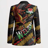 Welsh Celtic Blazer Wales Y Ddraig Goch with Celtic Knot Sporty - Wonder Print Shop
