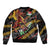 Welsh Celtic Bomber Jacket Wales Y Ddraig Goch with Celtic Knot Sporty - Wonder Print Shop
