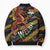 Welsh Celtic Bomber Puffer Jacket Wales Y Ddraig Goch with Celtic Knot Sporty - Wonder Print Shop