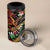 Welsh Celtic 4 in 1 Can Cooler Tumbler Wales Y Ddraig Goch with Celtic Knot Sporty - Wonder Print Shop
