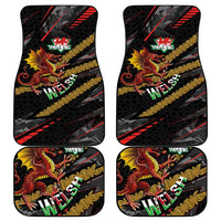 Welsh Celtic Car Mats Wales Y Ddraig Goch with Celtic Knot Sporty - Wonder Print Shop