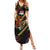 Welsh Celtic Family Matching Summer Maxi Dress and Hawaiian Shirt Wales Y Ddraig Goch with Celtic Knot Sporty - Wonder Print Shop