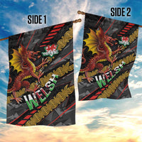 Welsh Celtic Garden Flag Wales Y Ddraig Goch with Celtic Knot Sporty - Wonder Print Shop