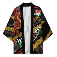 Welsh Celtic Kimono Wales Y Ddraig Goch with Celtic Knot Sporty - Wonder Print Shop