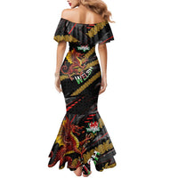 Welsh Celtic Mermaid Dress Wales Y Ddraig Goch with Celtic Knot Sporty - Wonder Print Shop