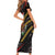 Welsh Celtic Short Sleeve Bodycon Dress Wales Y Ddraig Goch with Celtic Knot Sporty - Wonder Print Shop