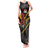 Welsh Celtic Tank Maxi Dress Wales Y Ddraig Goch with Celtic Knot Sporty - Wonder Print Shop