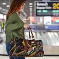 Welsh Celtic Travel Bag Wales Y Ddraig Goch with Celtic Knot Sporty - Wonder Print Shop