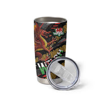 Welsh Celtic Tumbler Cup Wales Y Ddraig Goch with Celtic Knot Sporty - Wonder Print Shop