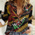 Welsh Celtic Women Casual Shirt Wales Y Ddraig Goch with Celtic Knot Sporty - Wonder Print Shop