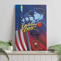 Veterans Day Military Never Forget Forever Honor Canvas Wall Art - Wonder Print Shop