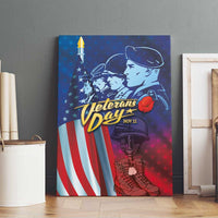 Veterans Day Military Never Forget Forever Honor Canvas Wall Art - Wonder Print Shop