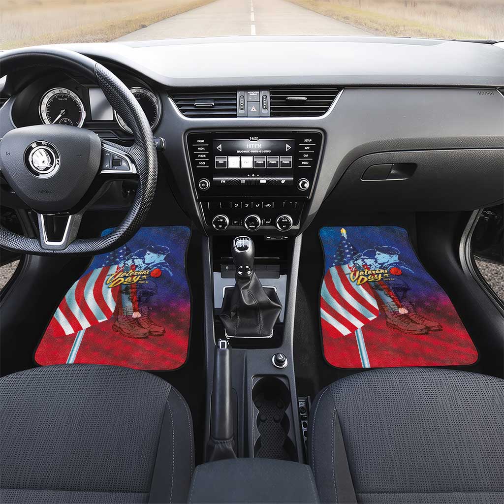 Veterans Day Military Never Forget Forever Honor Car Mats - Wonder Print Shop