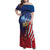 Veterans Day Military Never Forget Forever Honor Family Matching Off Shoulder Maxi Dress and Hawaiian Shirt - Wonder Print Shop
