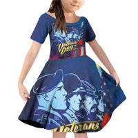Veterans Day Military Never Forget Forever Honor Family Matching Off Shoulder Short Dress and Hawaiian Shirt - Wonder Print Shop