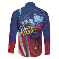 Veterans Day Military Never Forget Forever Honor Family Matching Off Shoulder Short Dress and Hawaiian Shirt - Wonder Print Shop