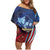 Veterans Day Military Never Forget Forever Honor Family Matching Off Shoulder Short Dress and Hawaiian Shirt - Wonder Print Shop