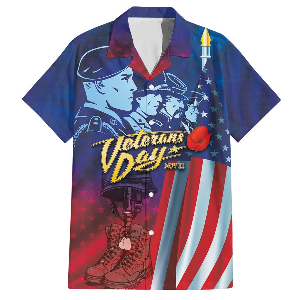 Veterans Day Military Never Forget Forever Honor Family Matching Short Sleeve Bodycon Dress and Hawaiian Shirt - Wonder Print Shop
