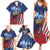 Veterans Day Military Never Forget Forever Honor Family Matching Summer Maxi Dress and Hawaiian Shirt - Wonder Print Shop