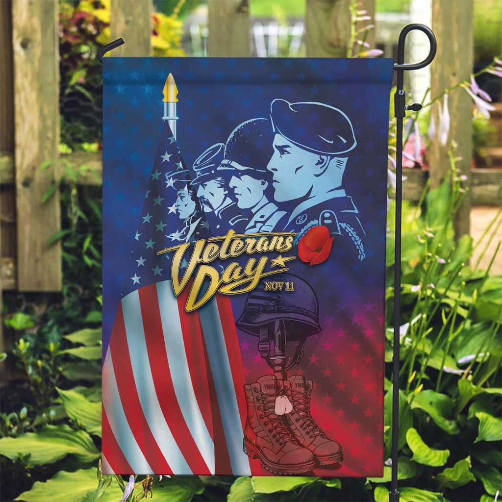 Veterans Day Military Never Forget Forever Honor Garden Flag - Wonder Print Shop