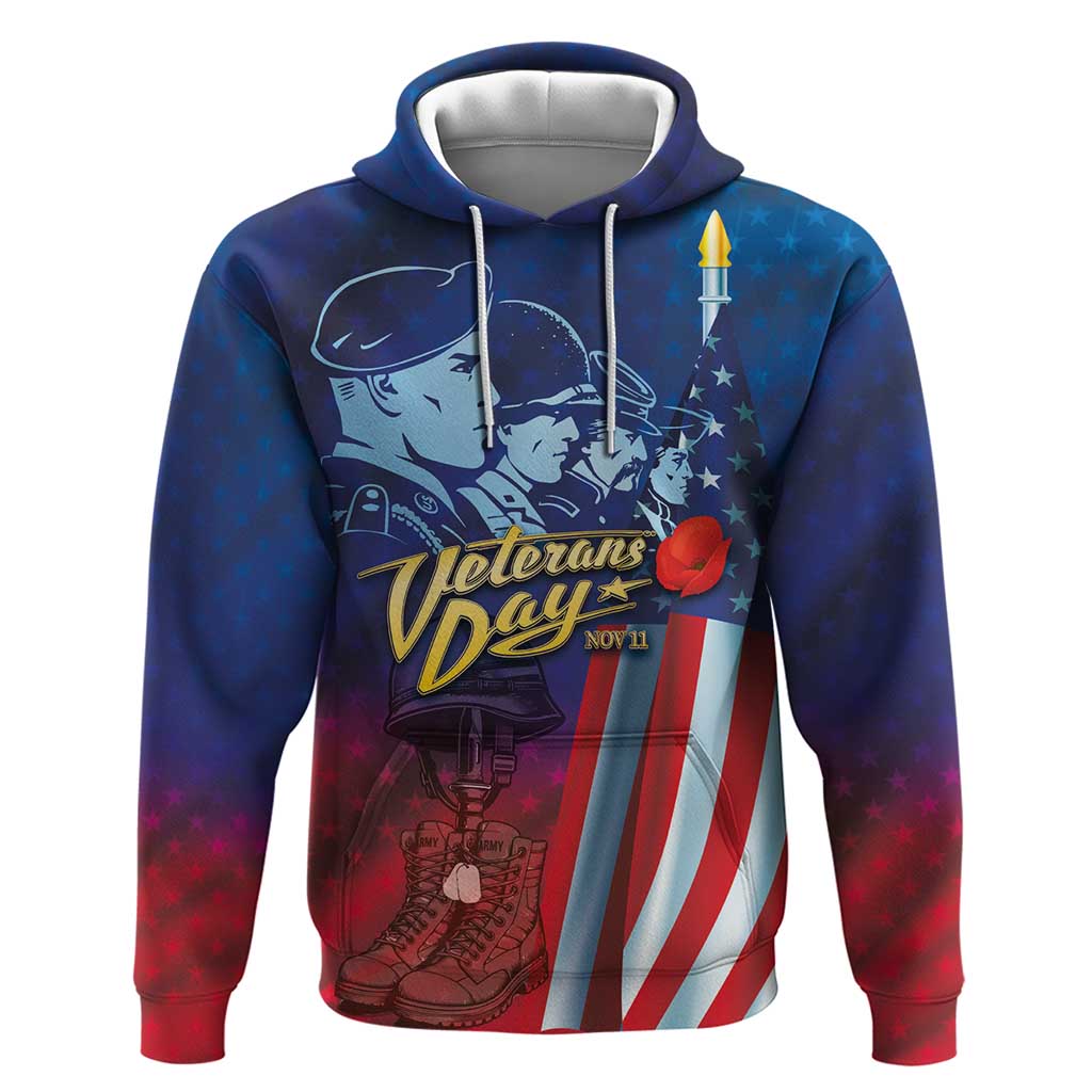 Veterans Day Military Never Forget Forever Honor Hoodie - Wonder Print Shop