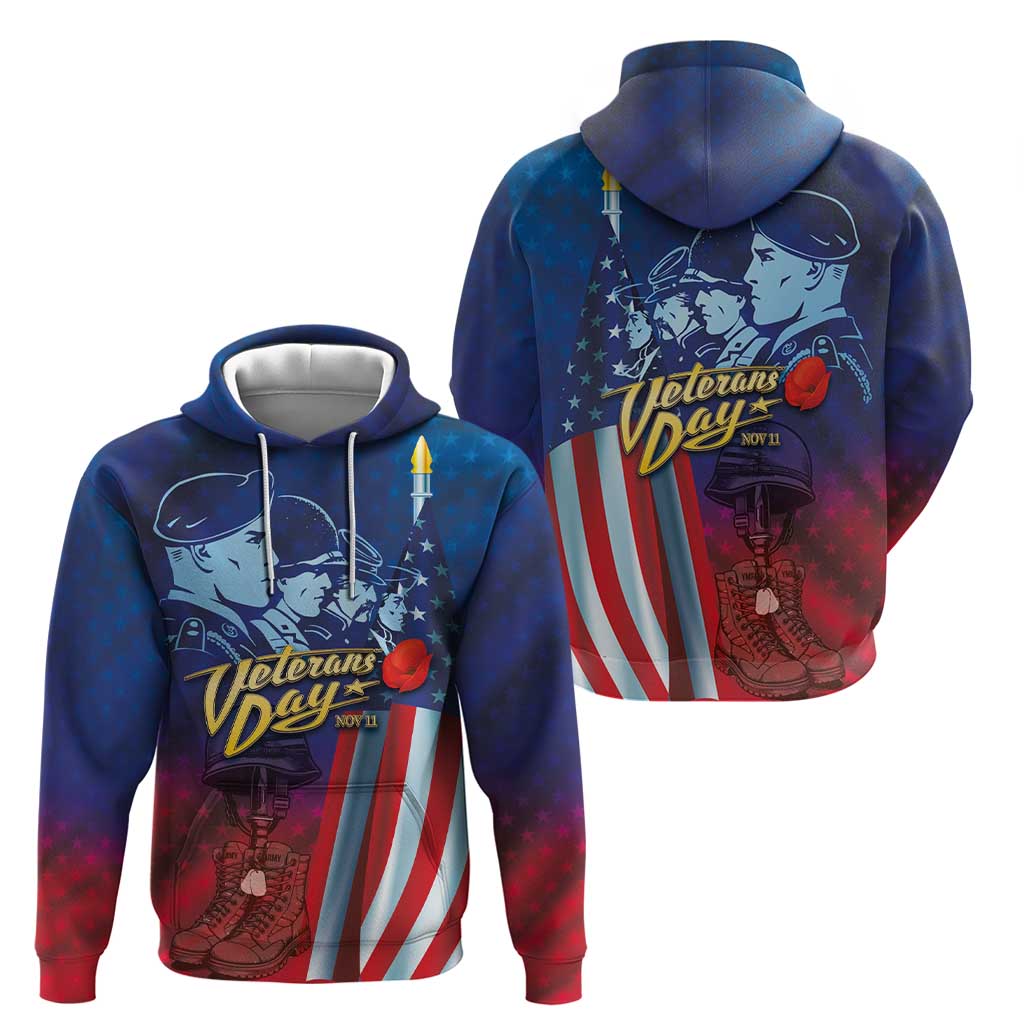 Veterans Day Military Never Forget Forever Honor Hoodie - Wonder Print Shop