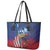 Veterans Day Military Never Forget Forever Honor Leather Tote Bag - Wonder Print Shop