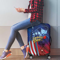 Veterans Day Military Never Forget Forever Honor Luggage Cover - Wonder Print Shop