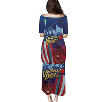 Veterans Day Military Never Forget Forever Honor Puletasi - Wonder Print Shop