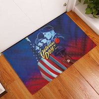 Veterans Day Military Never Forget Forever Honor Rubber Doormat - Wonder Print Shop