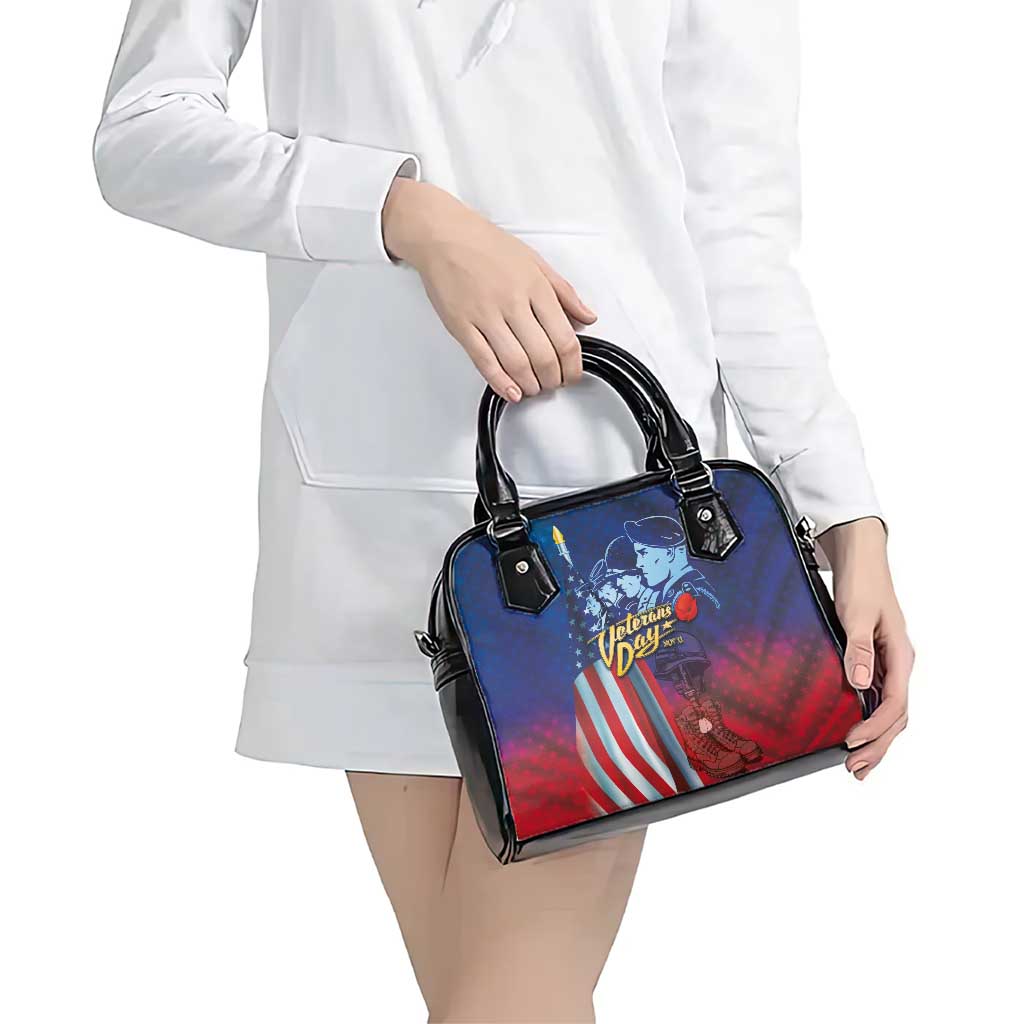 Veterans Day Military Never Forget Forever Honor Shoulder Handbag