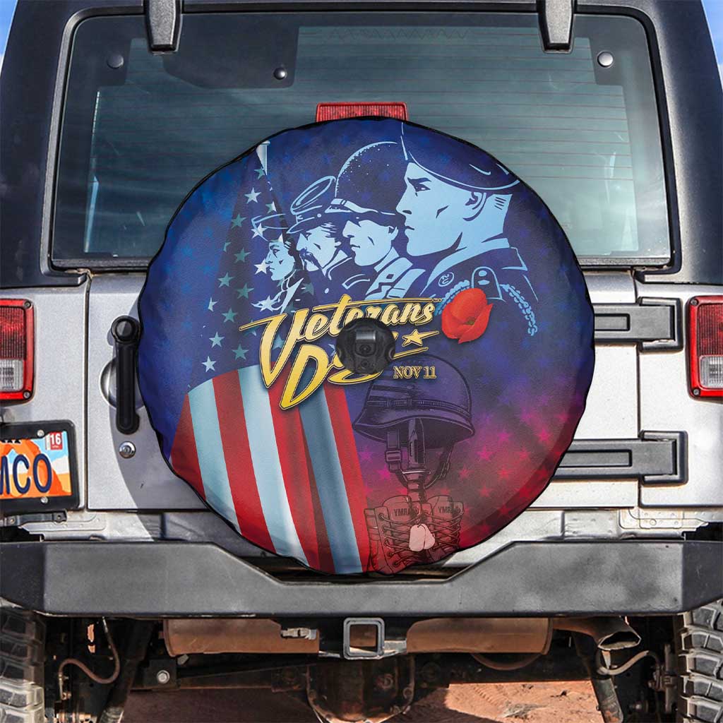 Veterans Day Military Never Forget Forever Honor Spare Tire Cover - Wonder Print Shop