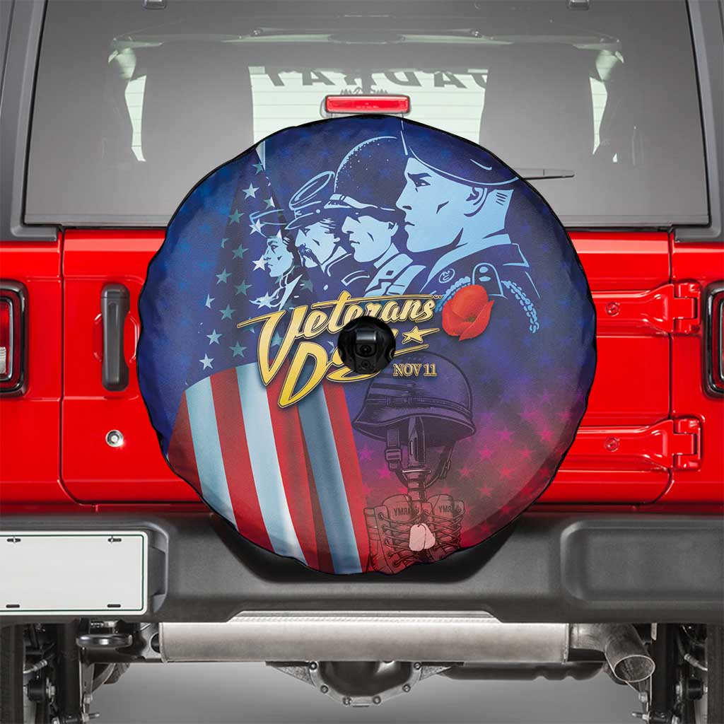 Veterans Day Military Never Forget Forever Honor Spare Tire Cover - Wonder Print Shop