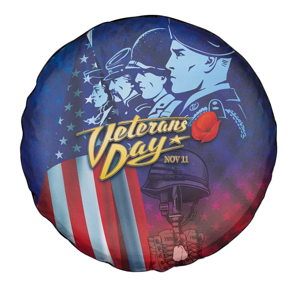 Veterans Day Military Never Forget Forever Honor Spare Tire Cover - Wonder Print Shop