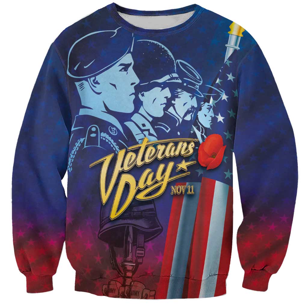 Veterans Day Military Never Forget Forever Honor Sweatshirt - Wonder Print Shop